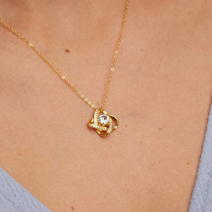 To My Daughter – Love Knot Necklace