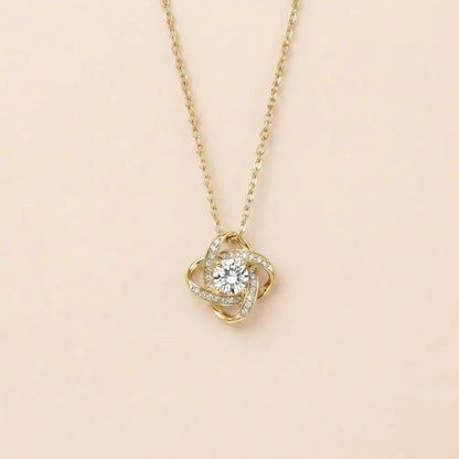 Love Knot Necklace for Daughter - Carry My Love With You