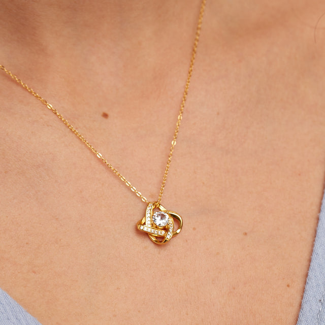 To My Wife Love Knot Necklace – The Most Wonderful Thing