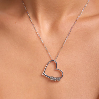 Charming Heart Engraved Necklace For Mother-In-Law
