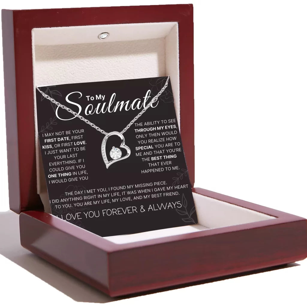 Love Heart Necklace For Soulmate – The Day I Met You