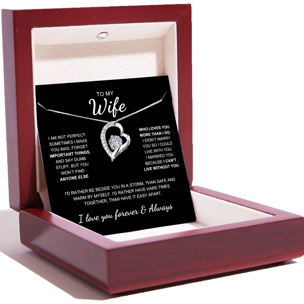 To My Wife – Love Heart Necklace