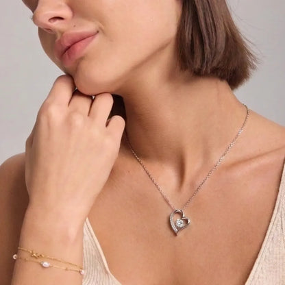 Love Heart Necklace For Wife - Grateful To Call You My Wife