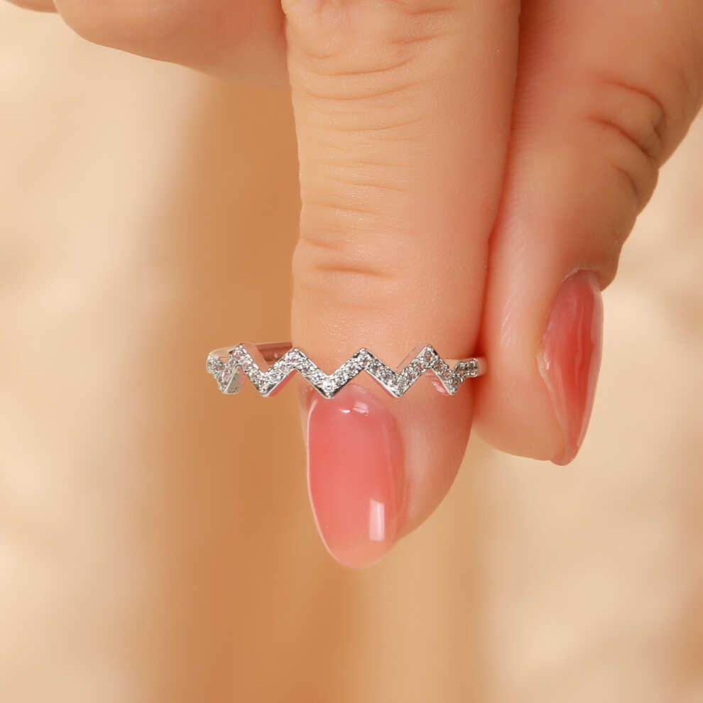 Highs and Lows Ring for Daughter with ‘Love from Mum’ Engraving Gift Set