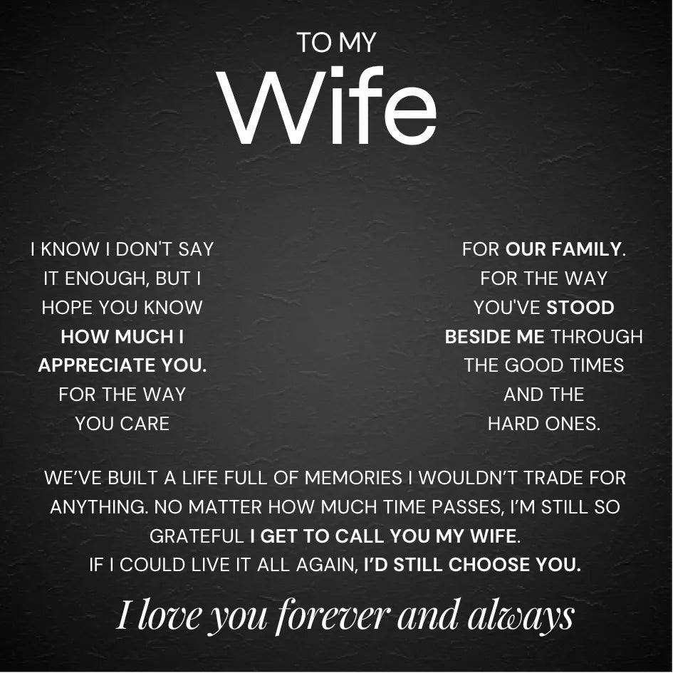 Love Knot Necklace To My Wife - Grateful To Call You My Wife