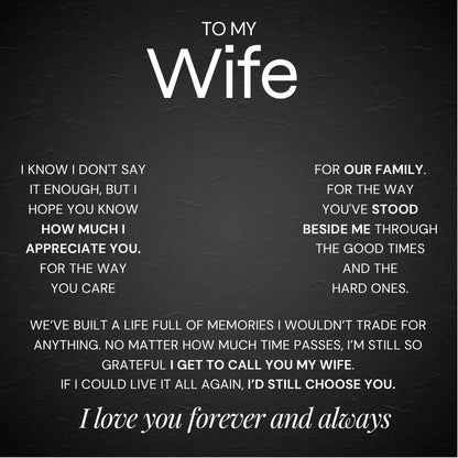 Love Knot Necklace To My Wife - Grateful To Call You My Wife