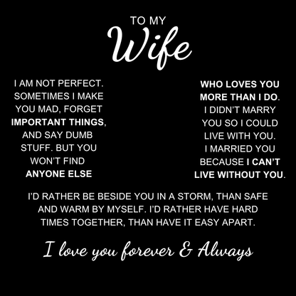 Infinity Name Bracelet for Wife