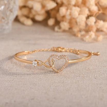 To My Granddaughter – Infinity Heart Bracelet