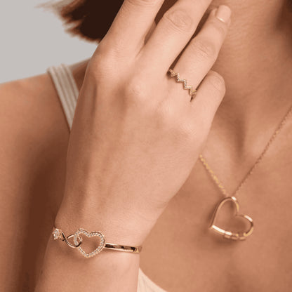 Highs and Lows Ring for Daughter with ‘Love from Mum’ Engraving Gift Set